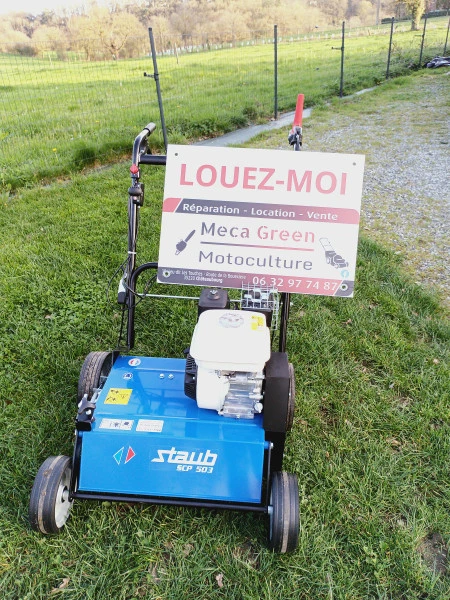 Location scarificateur, démousseur